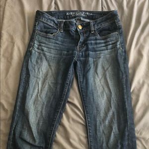 Dark blue skinny jeans